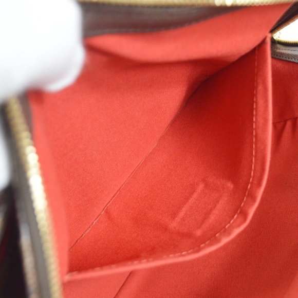 Louis Vuitton Belem MM Handbag Damier Ebene Canvas, Leather - Picture 2 of 16